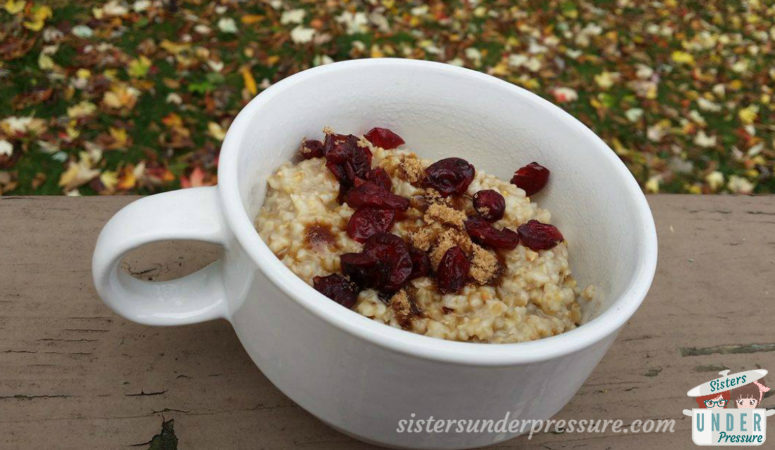 Breakfast Time! Three Minute Oats in the Instant Pot!