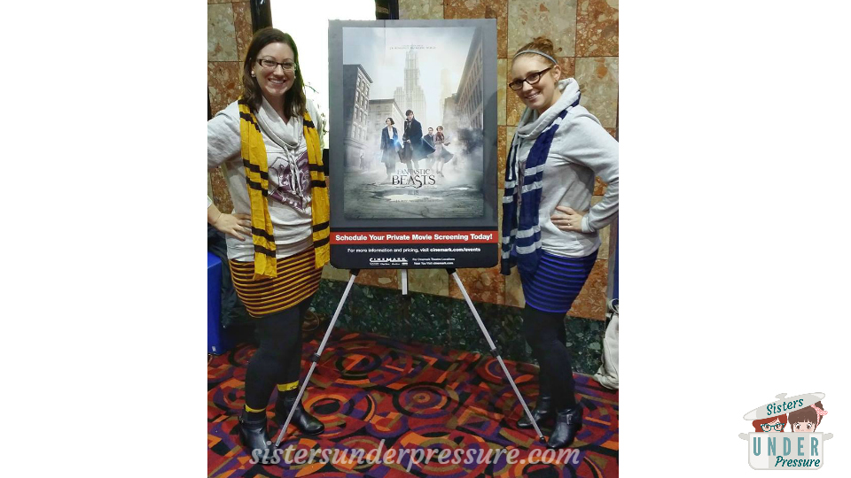Danielle and Melissa at Fantastic Beasts