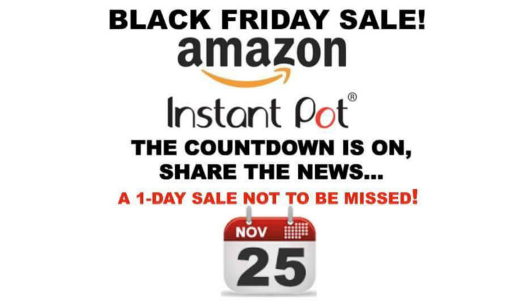 Instant Pot Amazon Black Friday Sale!